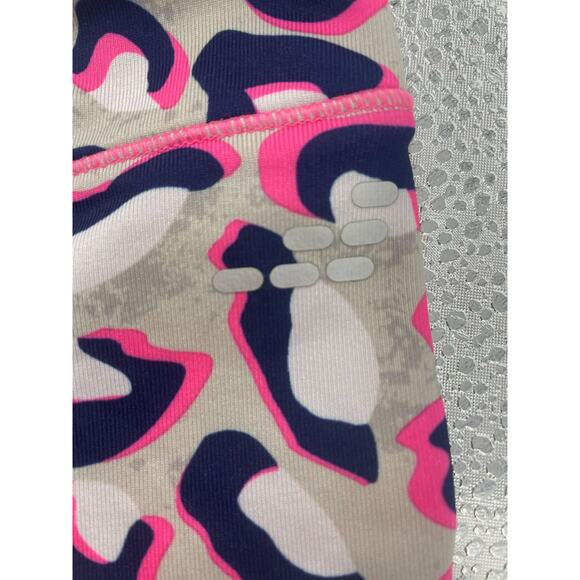 BCG Girls' Pink Leopard Print Athletic Leggings Youth Size Small/7 - Picture 4 of 4
